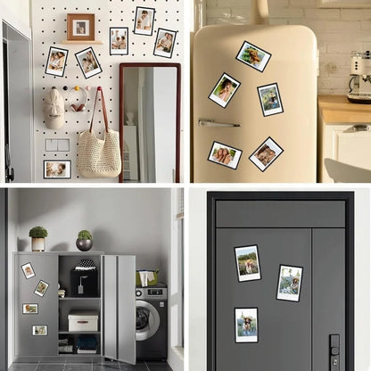3‑Inch Magnetic Photo Frames for Instax Mini & Polaroid Pictures (5/10‑Pack)