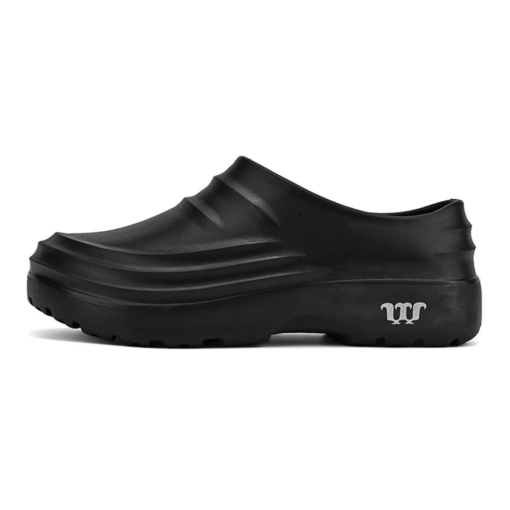 Chef Shoes Thickened Work Loafers Slip Resistant Warm Lined Nurse Shoes Waterproof Unisex Garden Shoes Lightweight for Men Women
