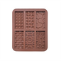 1 creative mini Euler circle baking silicone mold, suitable for DIY chocolate, candy, cookies, ice tray (6-chamber)
