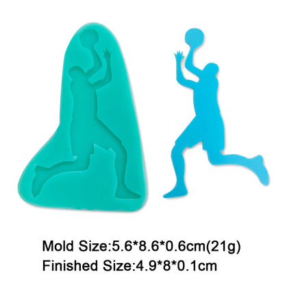 Sports Ball Silicone Mold – Baseball, Football & Basketball Cake Decorating Tool