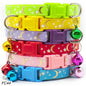 100Pcs Dog Collar With Bells Adjustable