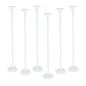 6pcs Balloon Stand Base Balloon Holder Column Support for Adult Kids Birthday Party Wedding Table Decoration Baby Shower Favors