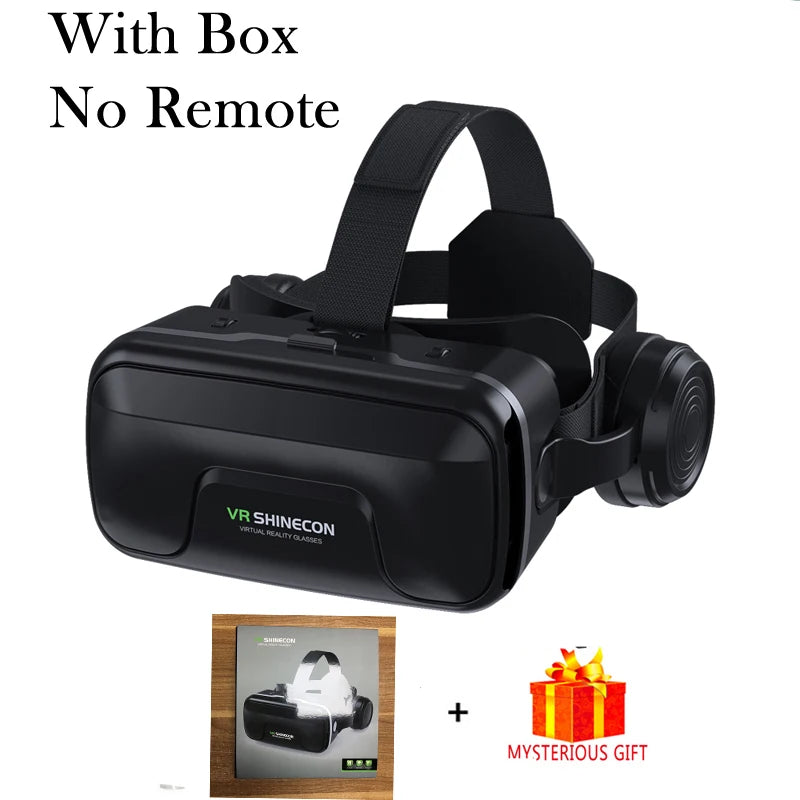 VR Shinecon 10.0 Virtual Reality Helmet 3D Glasses Casque For Smartphone Smart Phone Goggles Headset Viar Video Game Binoculars
