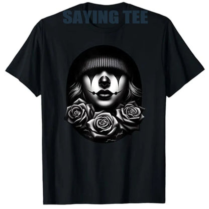 Chicana Payasa Clown Tee – Smile Now Cry Later Graphic Shirt