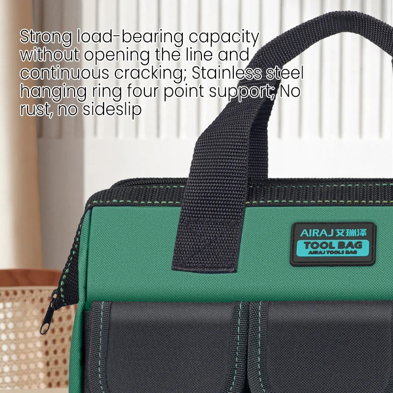 13 Inch Tool Bag Electrician Multifunctional Strong Durable Oxford Thickened Woodworking Storage Portable Handheld Bag