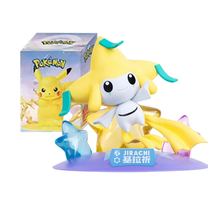 12 Pok é mon Action Dolls Pikachu Blind Box Anime Models Desktop Decorations Pok é mon Toys Children's Birthday Gifts