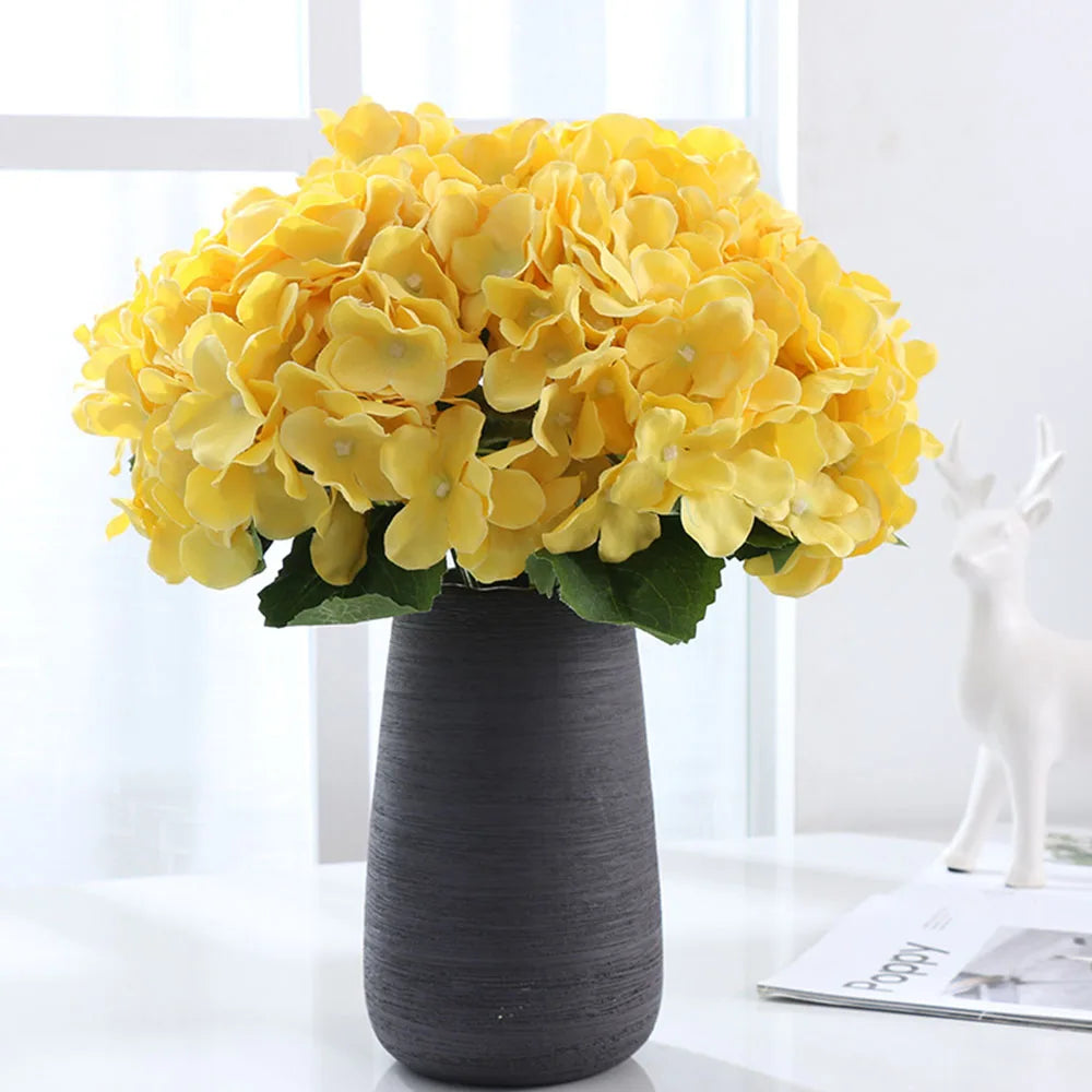 1 bouquet Artificial Silk Peony Hydrangea Flower Home Wedding Party Birthday New Year Valentines Day Floral Decor