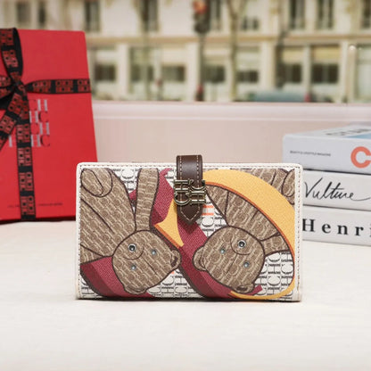 CH Luxury Brand Spring Fashion Women's Organizer Wallet Coin Purse Long Large Capacity Card Holder Coin Purse 2025 High Quality