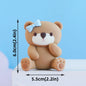 New Hot Air Balloon Cake Decoration Pink Blue Bear Cake Topper for Boy Girl Baby Shower Kids Happy Birthday Party Supplies Gifts
