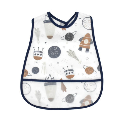 Adjustable Baby Bibs Waterproof Pocket Lunch Feeding Bibs