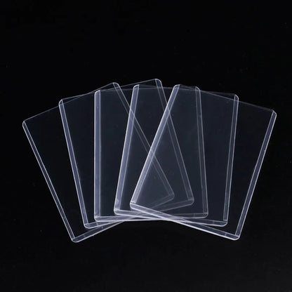 10PCS Standard 35PT Top Loaders Game Card Sleeves Top loaders Card Protector for Baseball Football Sports Game Cards PVC Slot