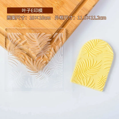 New Plant Flower Cookie Embosser Mould Spring Easter Party Fondant Biscuit Mold Cake Decorating Tools Acrylic Icing Cookie Mould