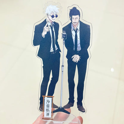 Anime Jujutsu Kaisen Acrylic Stand Ryomen Sukuna Geto Suguru Satoru Gojo Fushiguro Megumi Signboard Desktop Decorations