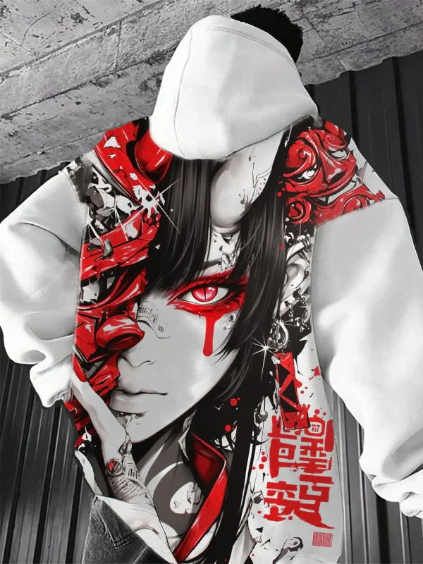 Japanese anime 3D Printing Hoodies Men Women Fashion Hip Hop Oversized Long sleeve Hoodie Sweatshirts Tracksuits Man Clothing