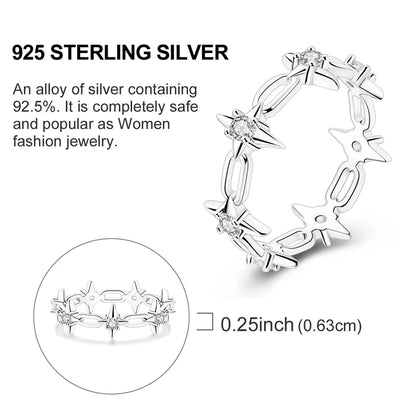 Rings Original 925 Sterling Silver Rings Simple Zircon Heart Ring For Wedding Valentine's Day Women Ring Jewelry Gift