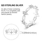 Rings Original 925 Sterling Silver Rings Simple Zircon Heart Ring For Wedding Valentine's Day Women Ring Jewelry Gift