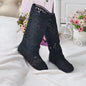 Hollow Boots Shoes Breathable Knit Line Mesh Korean High Summer Women Boots Knee High Womens Shoes