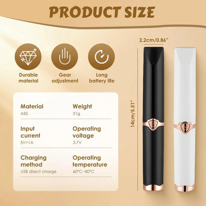 2‑in‑1 Heated Eyelash Curler · Clip‑Type & Comb‑Style Electric Curler · Rechargeable Beauty Gift for Women