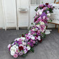 1m 2m Luxury Flower Row Runner Artificial Flowers for Table Centerpiece Wedding Decoration Mix Flowers Backdrop Wall Arches Deco
