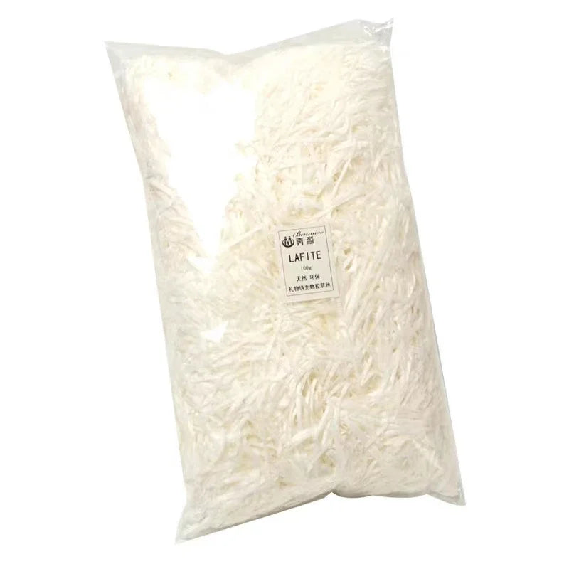 Glitter Raffia Paper Shreds Filler for Packing Empty Baskets for any occasion 20/50g