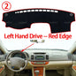 For Toyota Camry XV30 2002 2003 2004 2005 2006 Accessorie Dashboard Cover Pad Car Liner Anti-UV Mat Sunshade Dashmat Carpet Dash