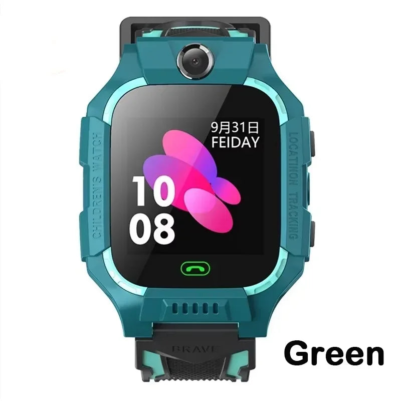 Lenovo Kids Smart Watch 4G SOS GPS Location Sim Card Call Smart Watch Camera Waterproof Watch Gift For Ios Android Children Gift