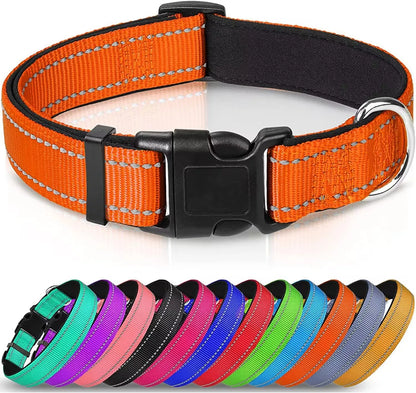 Adjustable Reflective Soft Dog Collar Neck 25-60 Centimeter