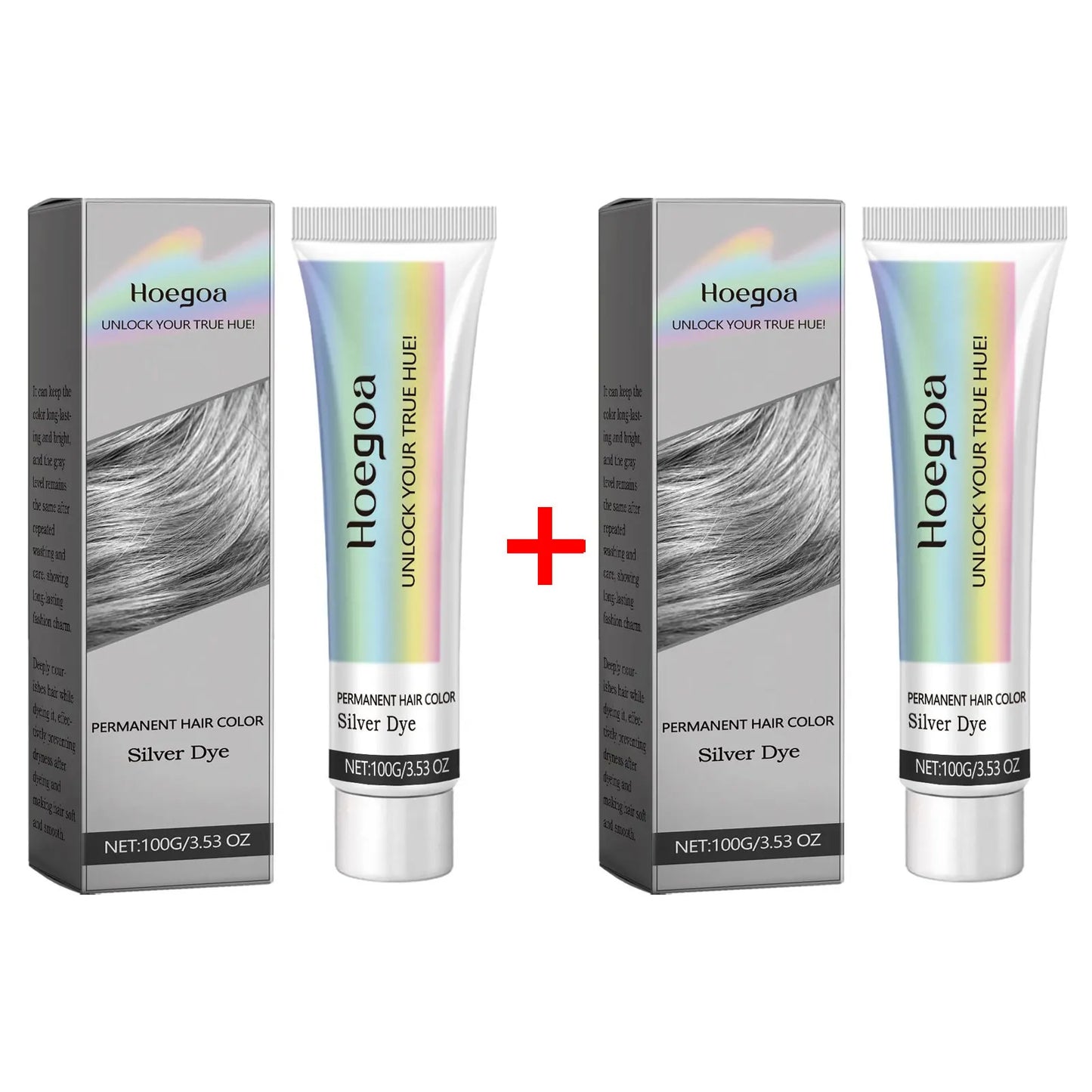 Permanent Grey Hair Dye Styling Hair Color Wax Shampoo No Damage Quick Coloring Long-Lasting Professional Hair Dyeing Cream