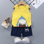 Casual Baby Boy Short Sleeve Sports T-shirt and  Shorts Set