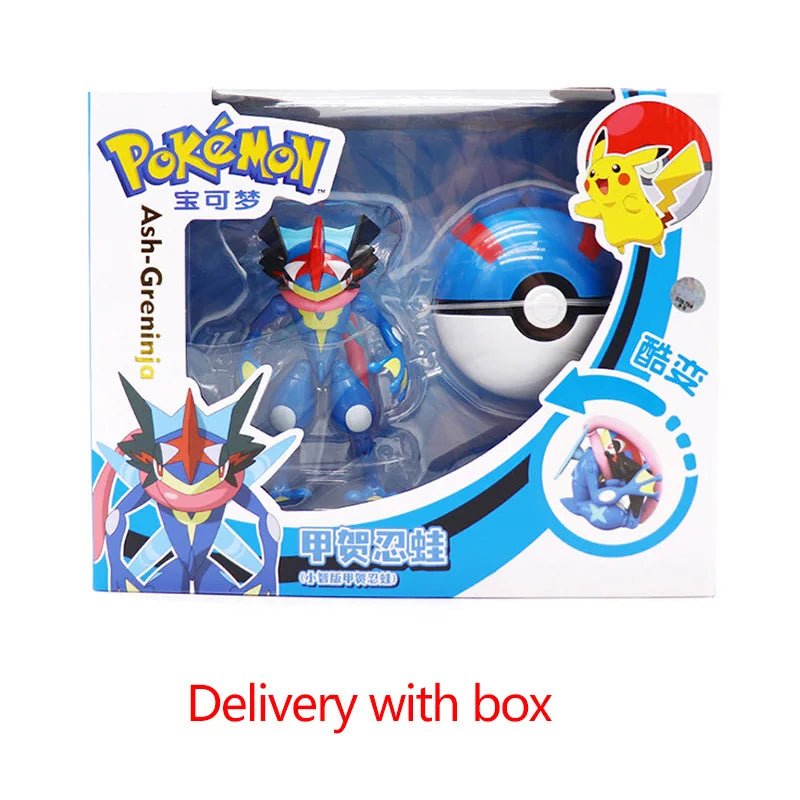 Pokemon Figures Toys Pocket Monsters Ball Model Pikachu Gengar Pokeball Dragonite Snorlax Pokeball poke Action Figures  Toy gift