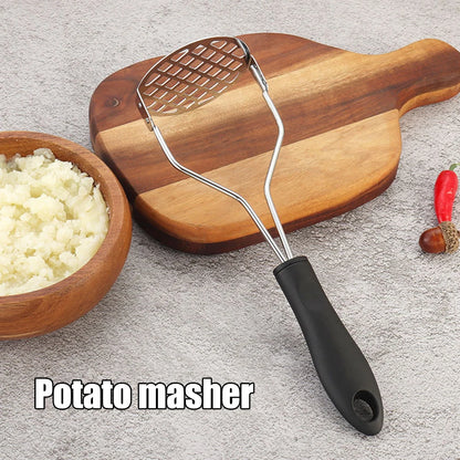 Manual Potato Masher Kitchen Tool Potato Masher Potato Masher Masher Stainless Steel Smooth Potato Blender