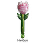 0/30/50pcs Mini Love Flower Balloons – Bouquet‑Style Heart Balloons for Valentine’s Day, Mother’s Day & Wedding DIY Decor