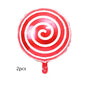 32Inch Donut globos Foil Balloon Fruit Ice Cream Helium Balloon Birthday Party Decoration Kids Toy Sweet Digital baby shower
