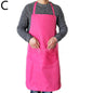 New Waterproof Oil Cooking Apron Chef Aprons Women Men Kitchen Apron with Front Pocket Dishwashing Cleaning Accessories Aprons