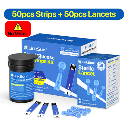Bioland G‑425‑2 Blood Glucose Meter – Fast 5‑Second Results with 50 Test Strips, Diabetes Testing Kit