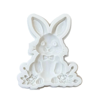Easter Bunny Flower Silicone Sugarcraft Mold Chocolate Cupcake Baking Fondant Cake Decorating Tools
