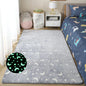 Luminous Carpet Modern Living Room Large Carpet Plush Children's Bedroom Floor Mats Bay Window Cushion Thickening Printing Rug