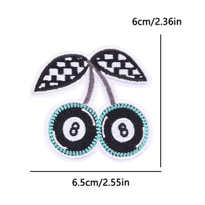 Letter Embroidered Patch Cartoon/Personality Letter Slogan Patch Iron On Patches For Clothing thermoadhesive Patches Sew Badges