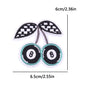 Letter Embroidered Patch Cartoon/Personality Letter Slogan Patch Iron On Patches For Clothing thermoadhesive Patches Sew Badges
