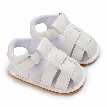 Toddler First Walker Baby Crib Newborn Baby Summer Sandals Infant Boy Girl Shoes Rubber Soft Sole Non-Slip
