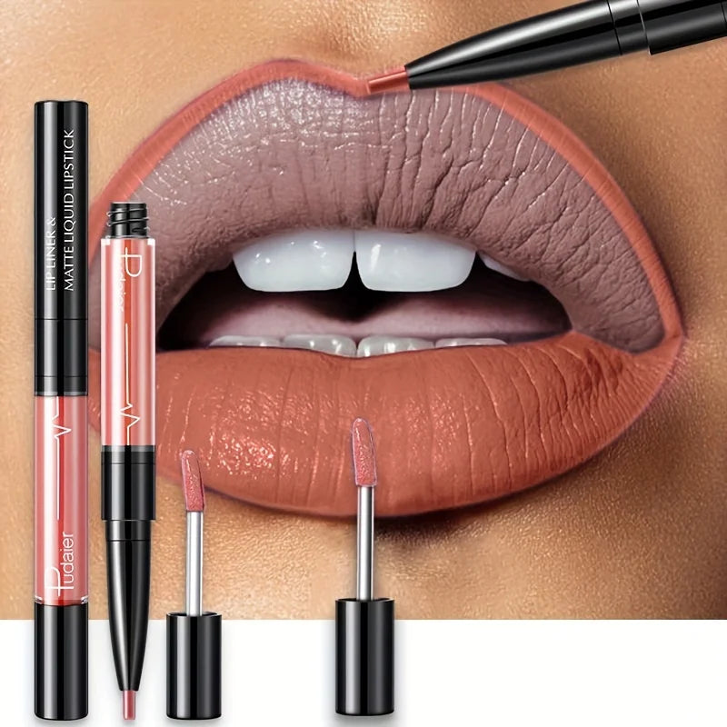 Ultra-Precise Waterproof Lip Liner with High Pigment, Smooth, Sweatproof, Long-Lasting Wear