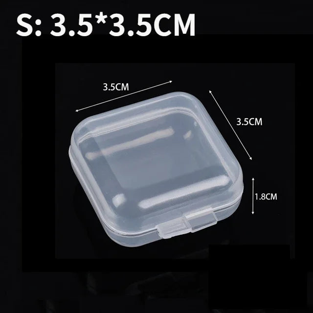 Mini Transparent Storage Boxes – Portable Containers for Earrings, Rings & Small Accessories (6/60pcs)