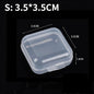 Mini Transparent Storage Boxes – Portable Containers for Earrings, Rings & Small Accessories (6/60pcs)