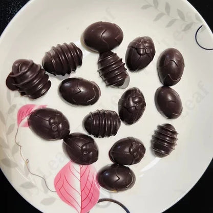 (59-87) Handmade Chocolate Candy Mould Jelly Pudding Ice Mold Insect Rose Heart Shape Silicone Moulds Baking Tool