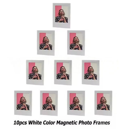 3‑Inch Magnetic Photo Frames for Instax Mini & Polaroid Pictures (5/10‑Pack)