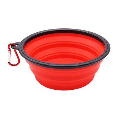 Pet Portable Collapsible Silicone Water Bowl