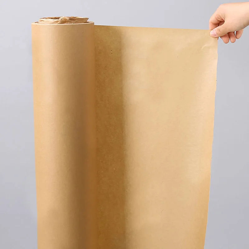 10M Brown Kraft paper eco-friendly packaging paper, Degradable Friendly Paper Packaging Materials Bouquet Gift Box Craft Paper