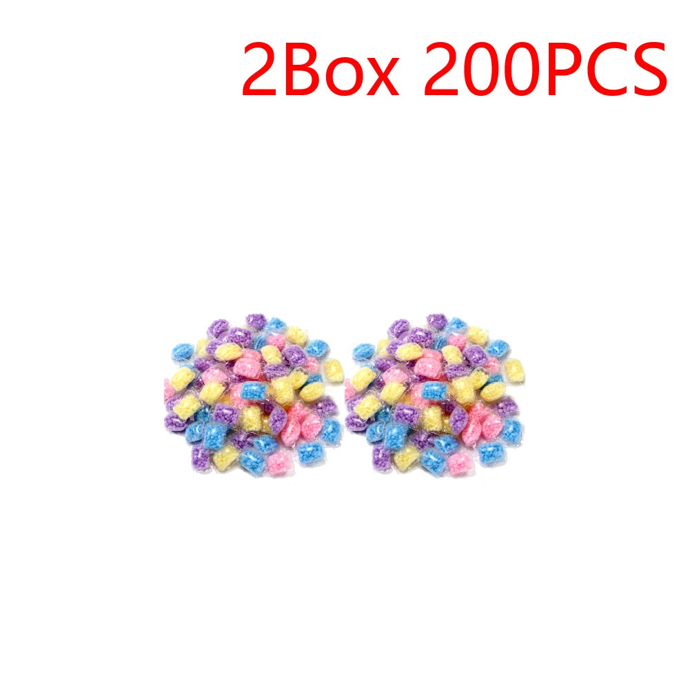 200Pcs Softener Beads Lasting Laundry Scent Booster Beads Washing Clothes Fragrance Beads Household Cleaning Tools