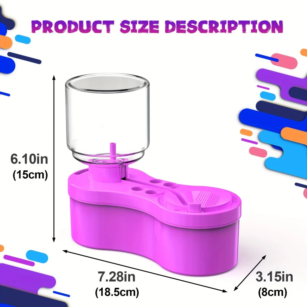 New Automatic Paint Brush Cleaner Machine with Drain Button