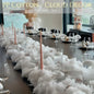 500-1500g PP Cotton Artificial Cloud Wedding Table Centerpiece Birthday Baby Shower Decor Props, No fluorescence, 64MM 7 Dtex